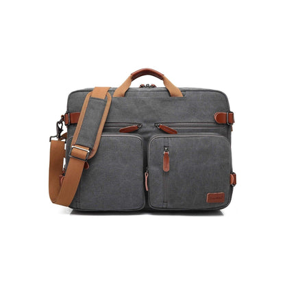 18 Multi-functional Canvas Messenger Bag