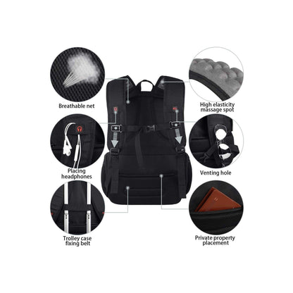 18 Men's TSA-Approved Travel Backpack