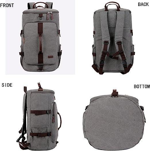 20 Convertible Canvas Travel Backpack