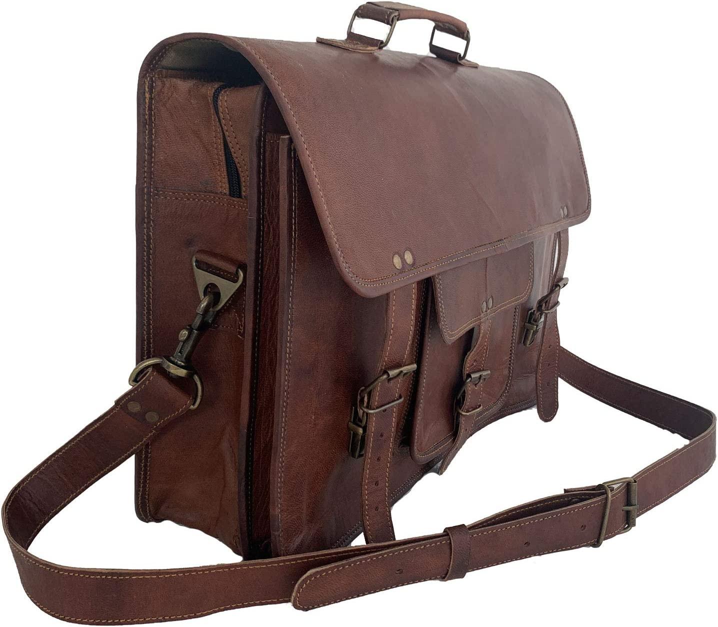 17 Leather Satchel Messenger Bag