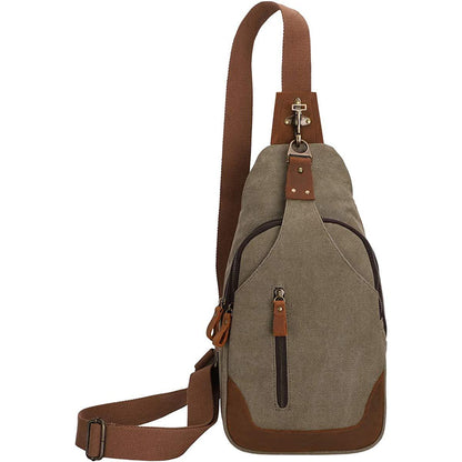 15 Vintage Canvas Crossbody Sling Bag