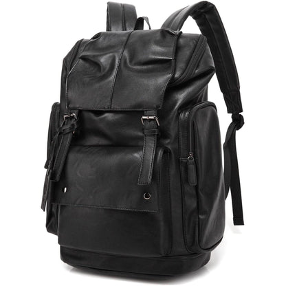 Men's 17 Leather Laptop Backpack