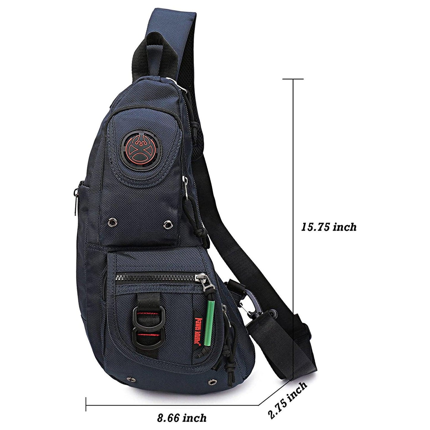 16 Men's Lightweight Anti-Theft Crossbody Sling Bag