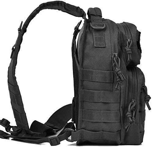 11 Men's MOLLE Tactical Crossbody Sling Bag