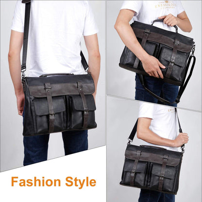 16 Men's Leather Messenger Bag