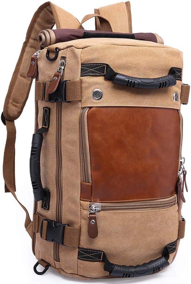 19 Men's Convertible Canvas Travel Backpack