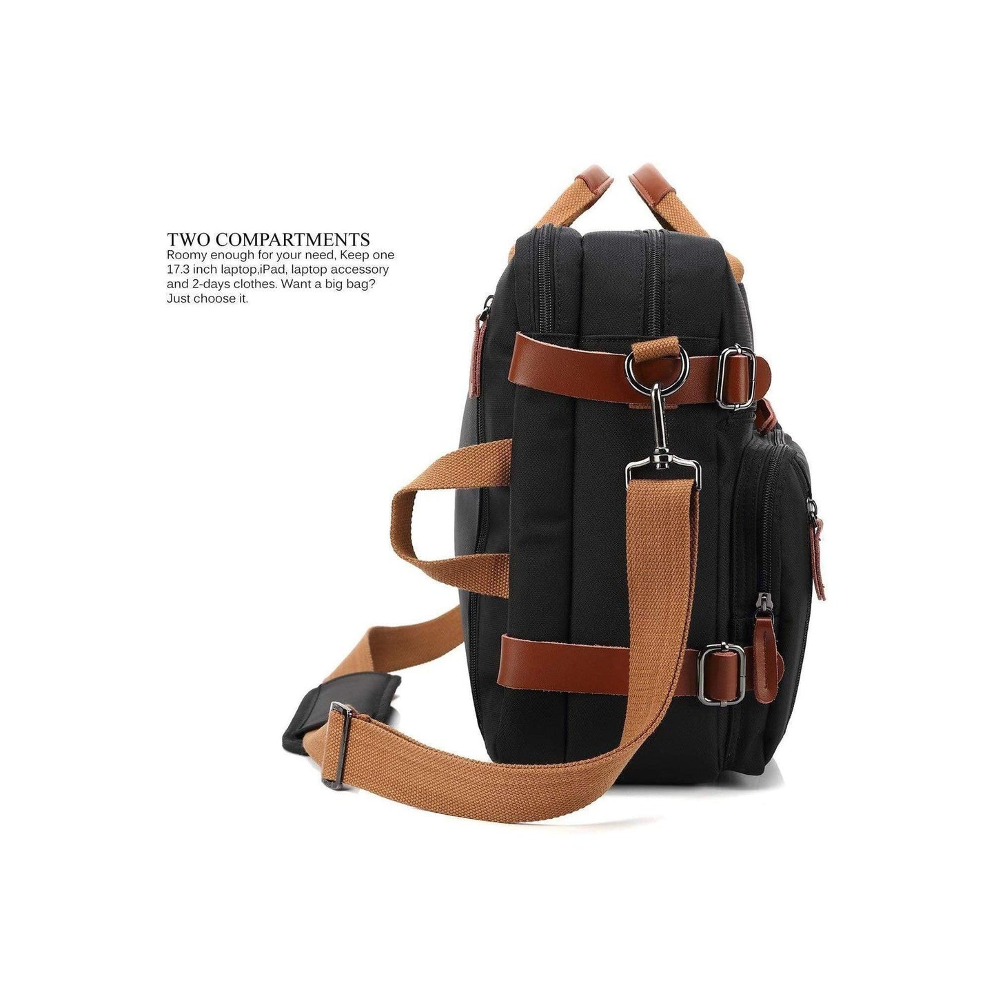 18 Multi-functional Canvas Messenger Bag