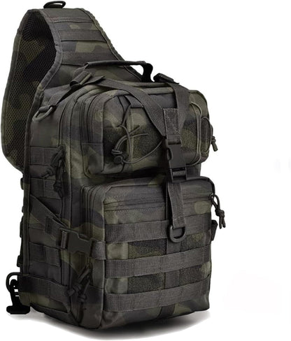 14 Men's MOLLE Tactical Armor Crossbody Sling Bag