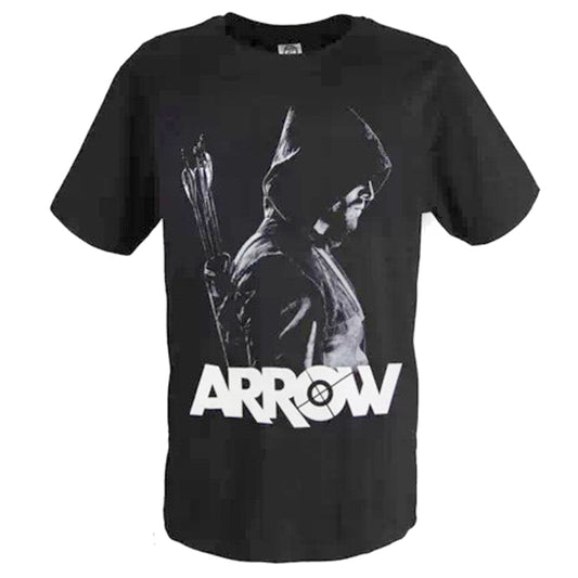 Arrow T-shirt clothes ARROW short sleeve black round neck super washable