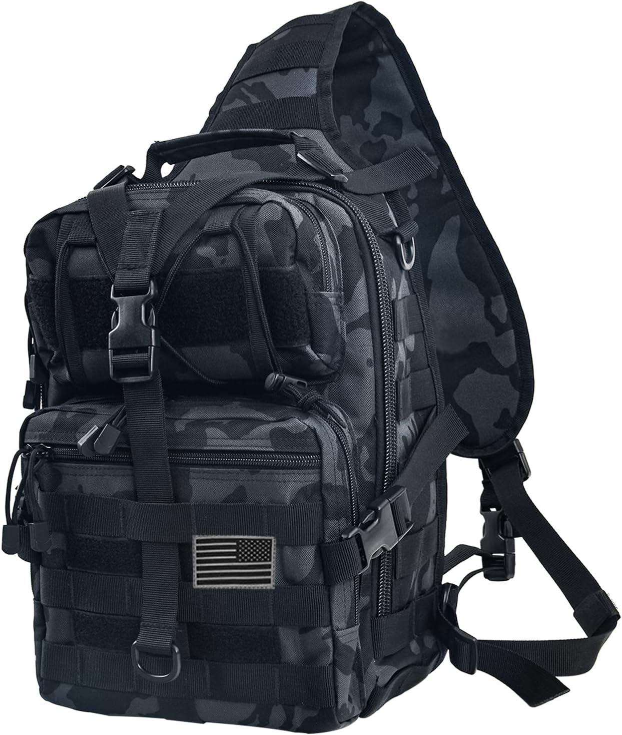 14 Men's MOLLE Tactical Armor Crossbody Sling Bag