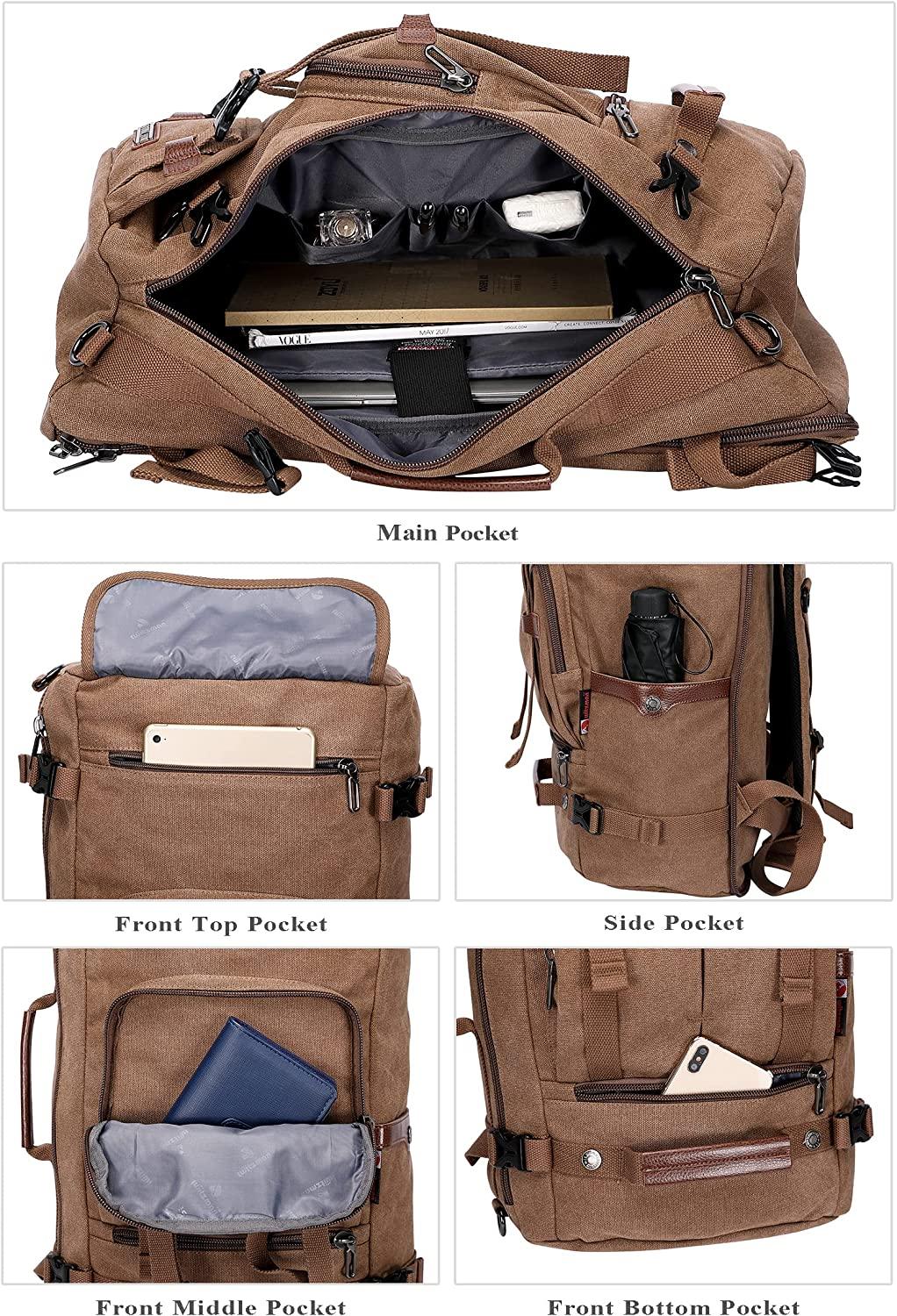 22 Men's Canvas Laptop Backpack