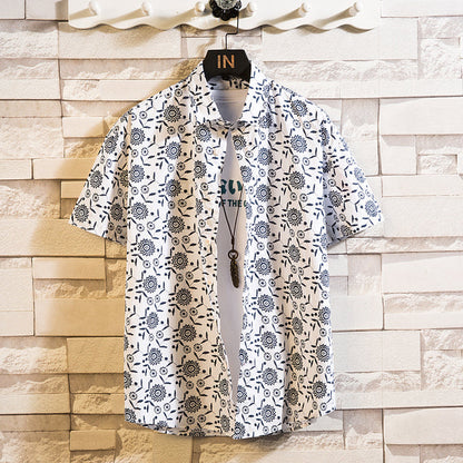 Cotton Mens Floral Shirt