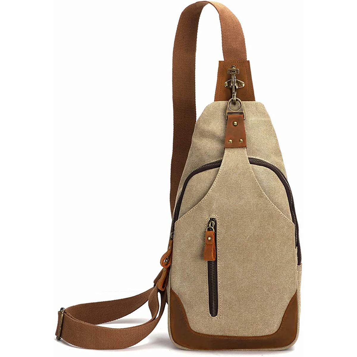 15 Vintage Canvas Crossbody Sling Bag