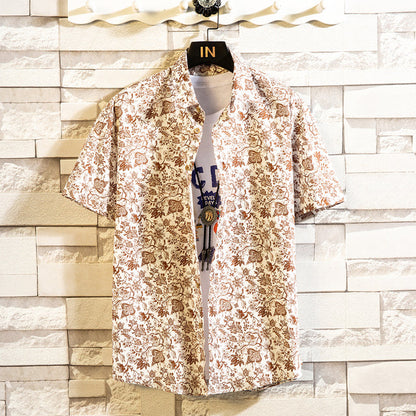 Cotton Mens Floral Shirt