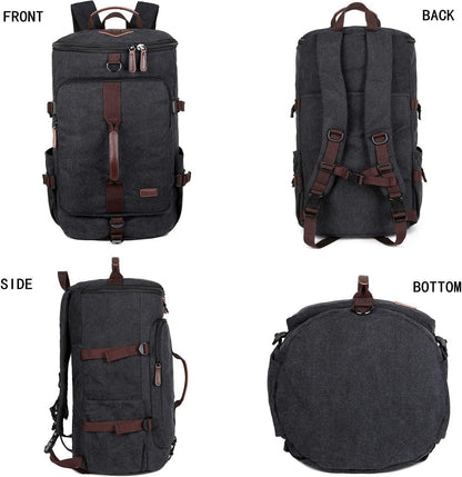 20 Convertible Canvas Travel Backpack