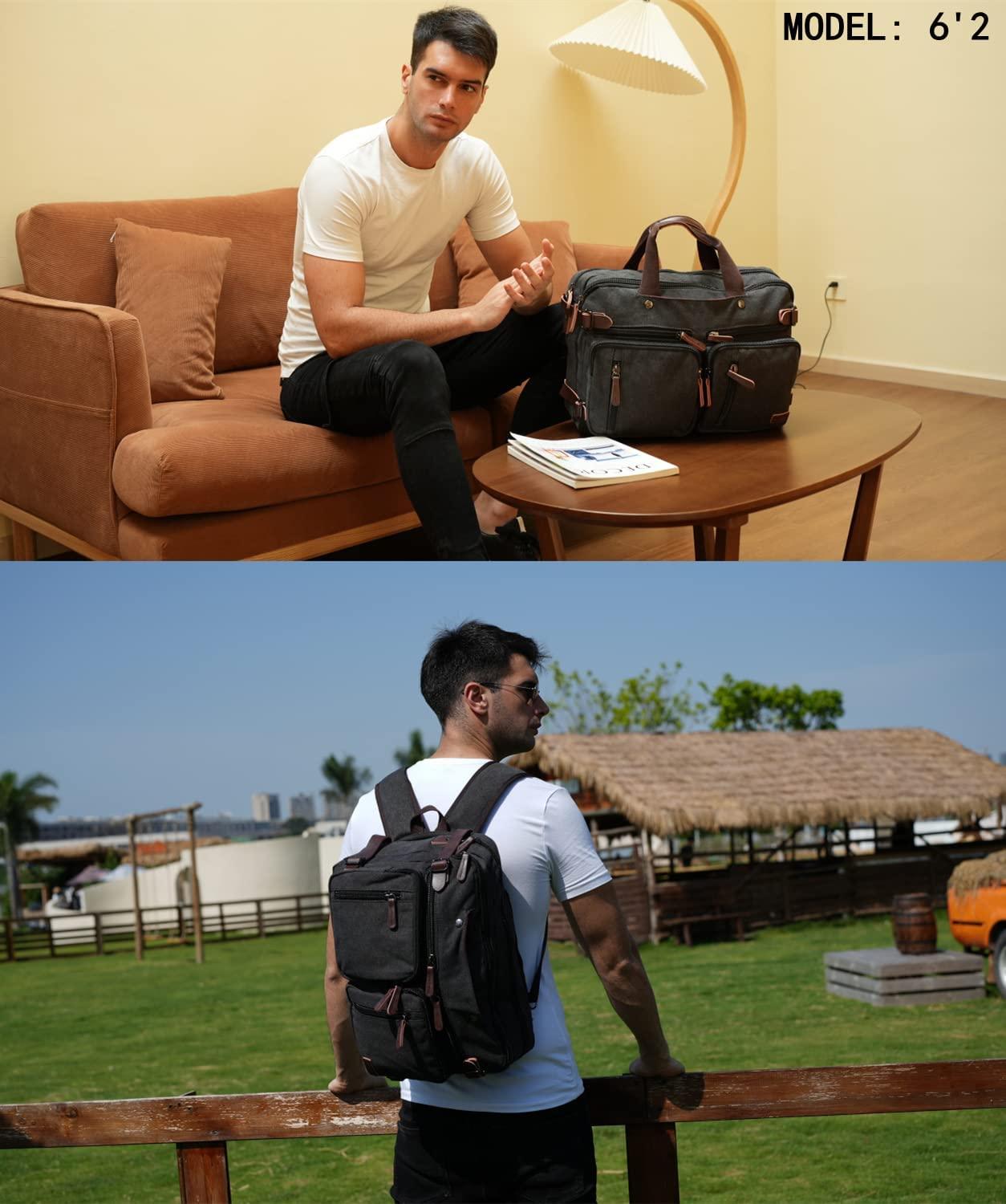 17 Convertible Briefcase Backpack