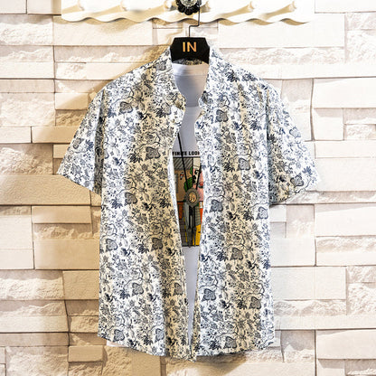 Cotton Men's Hawaiian Shirt