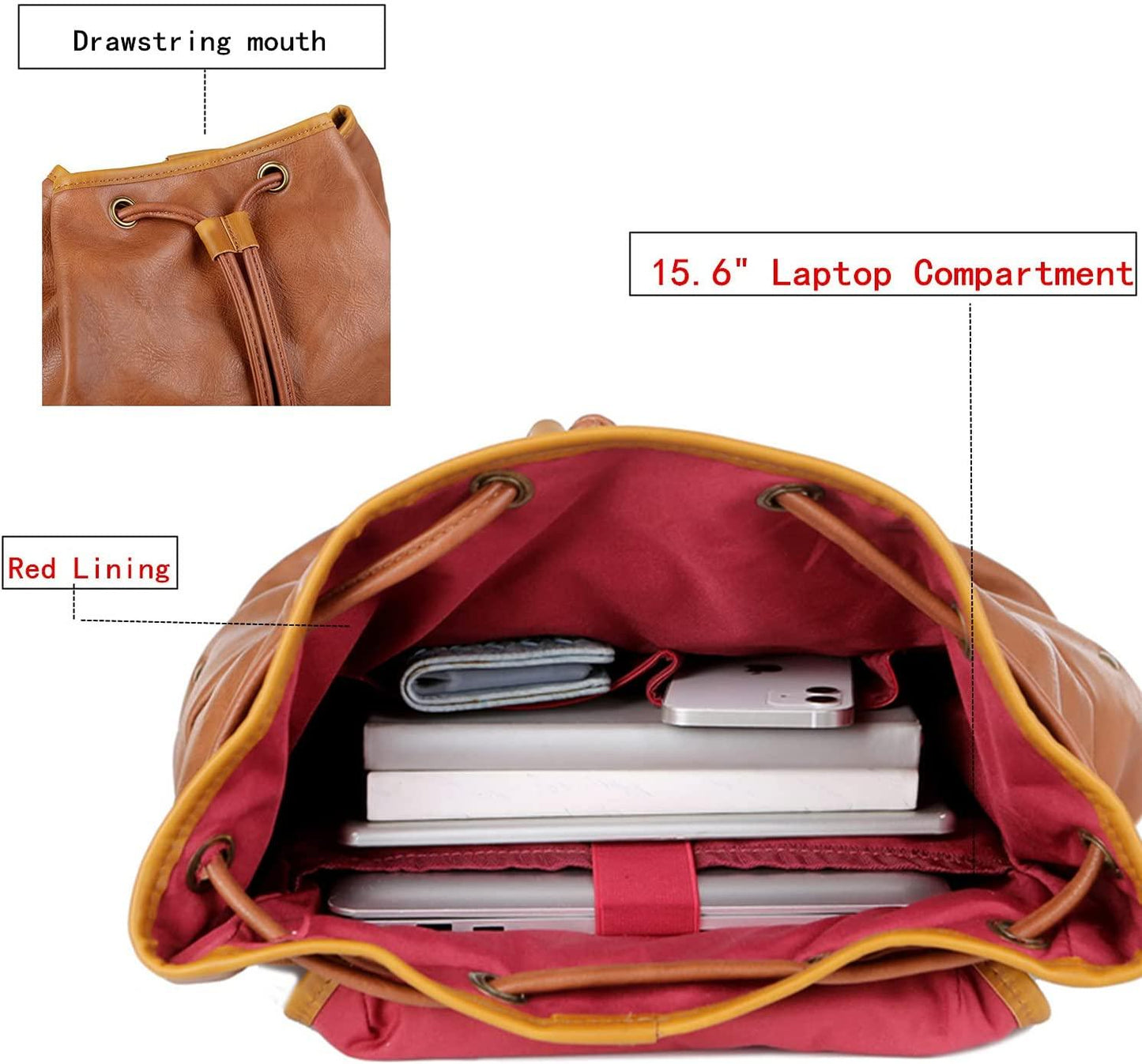 15.6 inch Laptop Backpack Hiking Camping Backpack Satchel Bookbag Travel Business Backpack