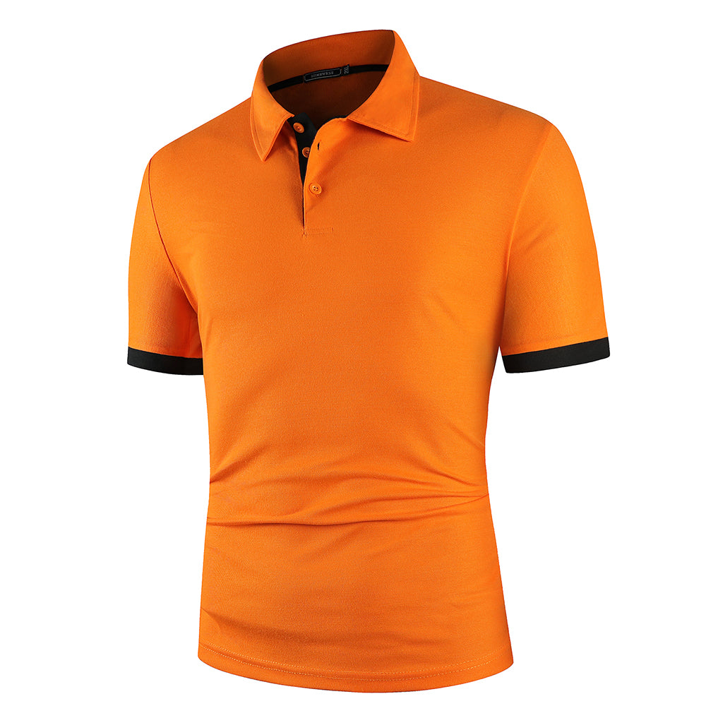 Men Shirt Short Sleeve Polo Shirt