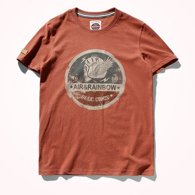 Cotton Washed Old Loose Brushed Fabric T-shirt