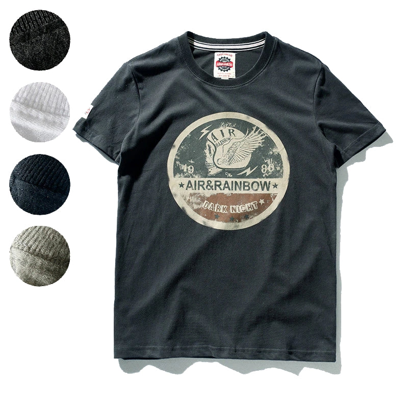 Cotton Washed Old Loose Brushed Fabric T-shirt