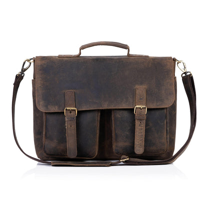 15 Men's Rustic Design Leather Messenger Bag