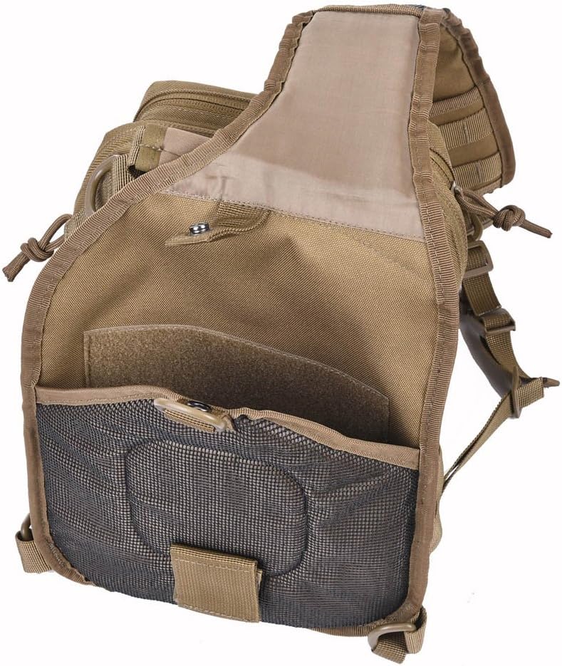 11 Men's MOLLE Tactical Crossbody Sling Bag