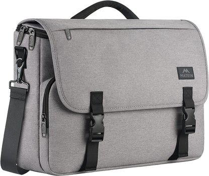 15.6 Men's Padded Laptop Compartment Messenger Bag