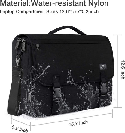 15.6 Men's Padded Laptop Compartment Messenger Bag