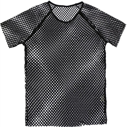 Men's Sexy Mesh See-Through T-Shirts | Short Sleeve O-neck Tees