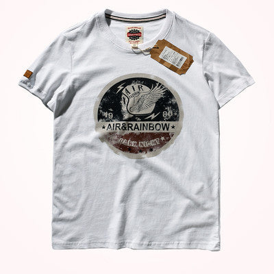 Cotton Washed Old Loose Brushed Fabric T-shirt