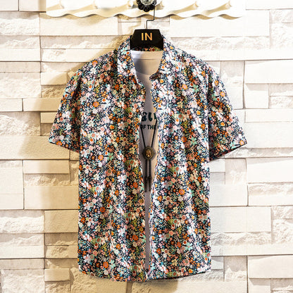 Cotton Mens Floral Shirt