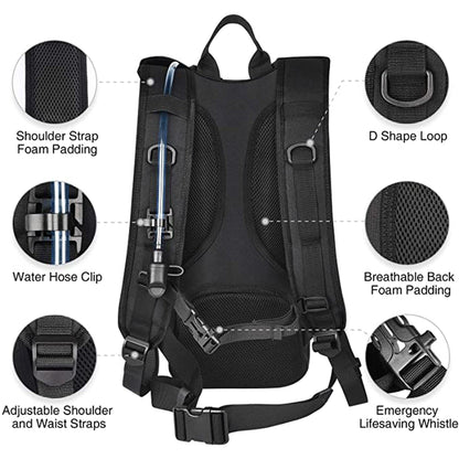 18 Men's MOLLE Tactical Hydration Backpack