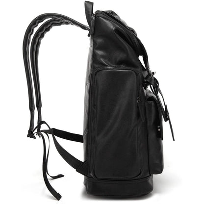 Men's 17 Leather Laptop Backpack