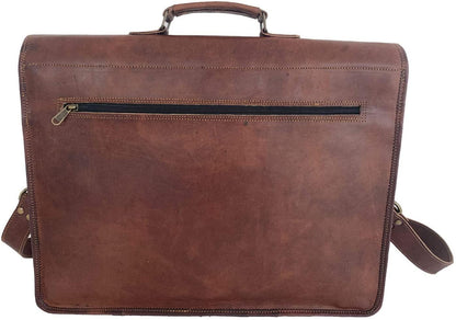 18 Men's Classic Leather Messenger Bag