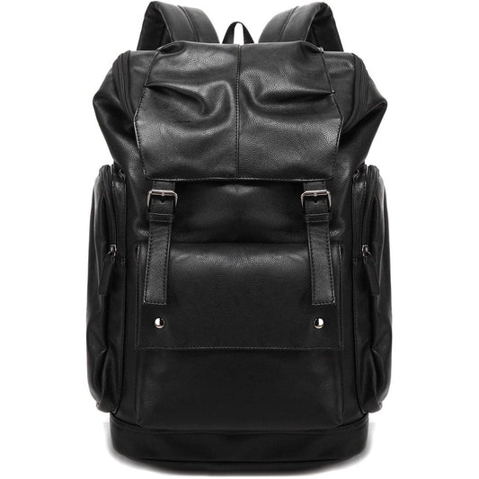 Men's 17 Leather Laptop Backpack