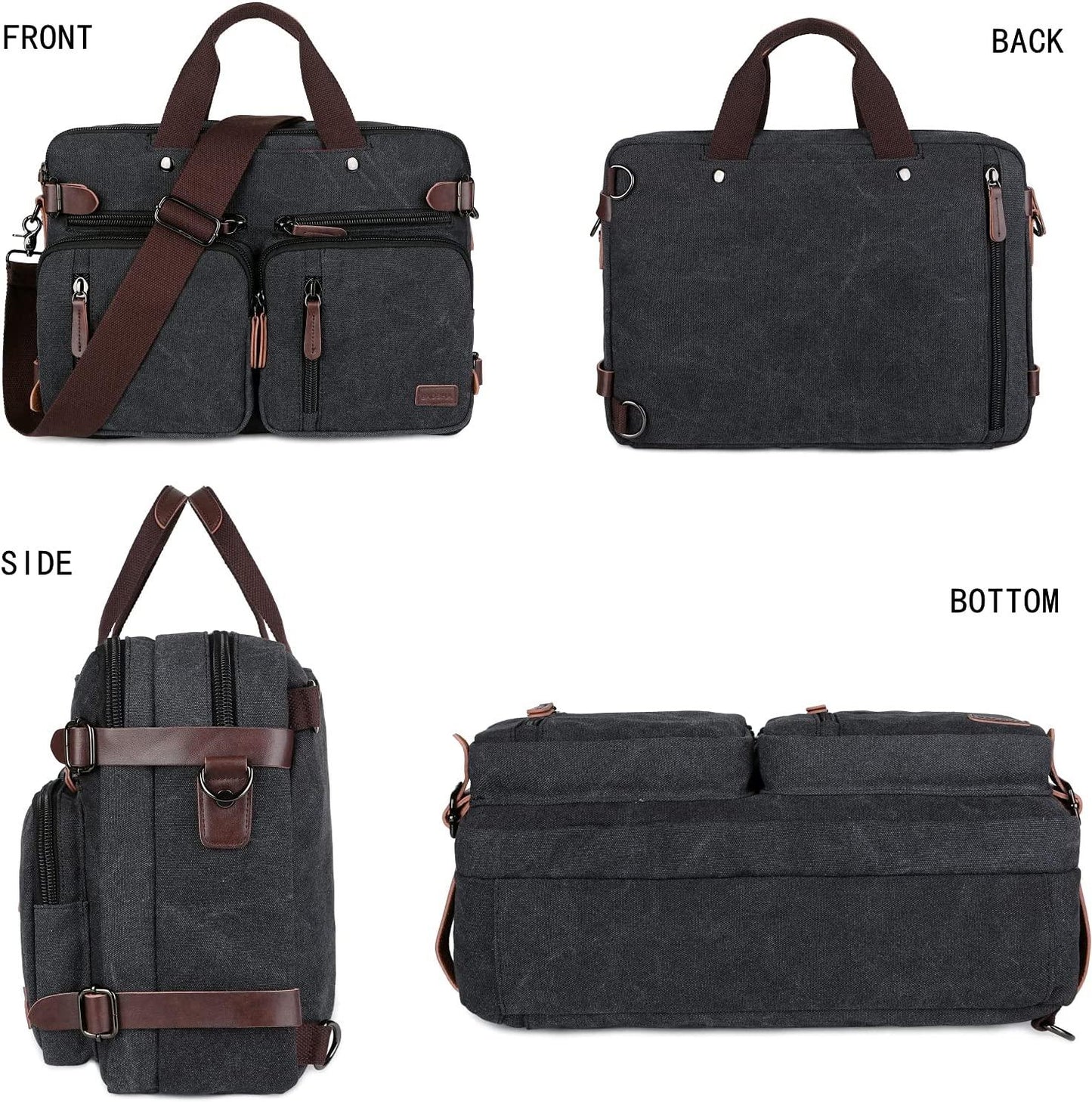 17 Convertible Briefcase Backpack