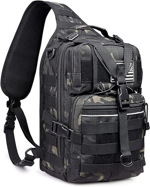 14 Men's 15L Tactical MOLLE Sling Bag