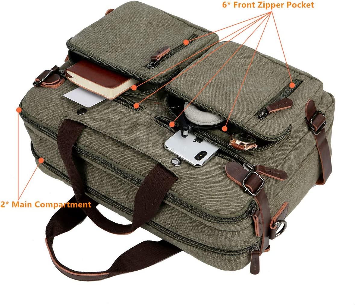 17 Convertible Briefcase Backpack