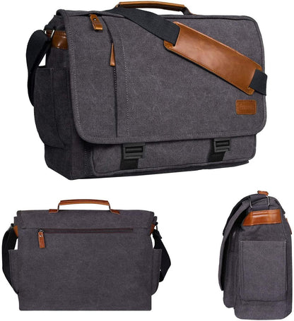 18.5 Canvas Laptop Messenger Bag