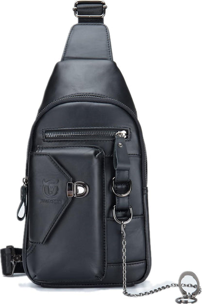 12 Mens Crossbody Leather Sling Bag