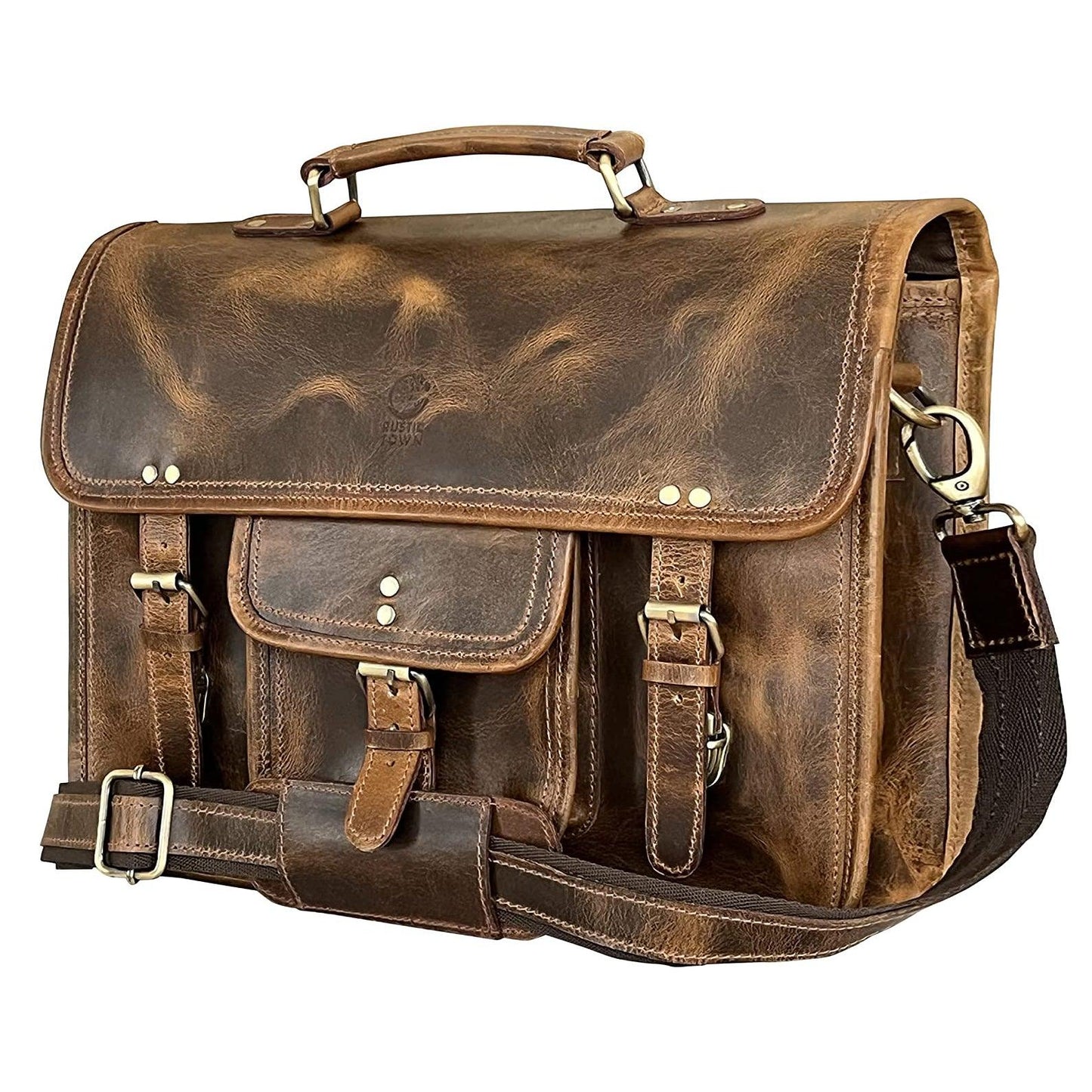 16 Men's Leather Satchel Messenger Bag