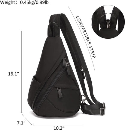 16 Hidden Anti-Theft Pocket Crossbody Sling Bag