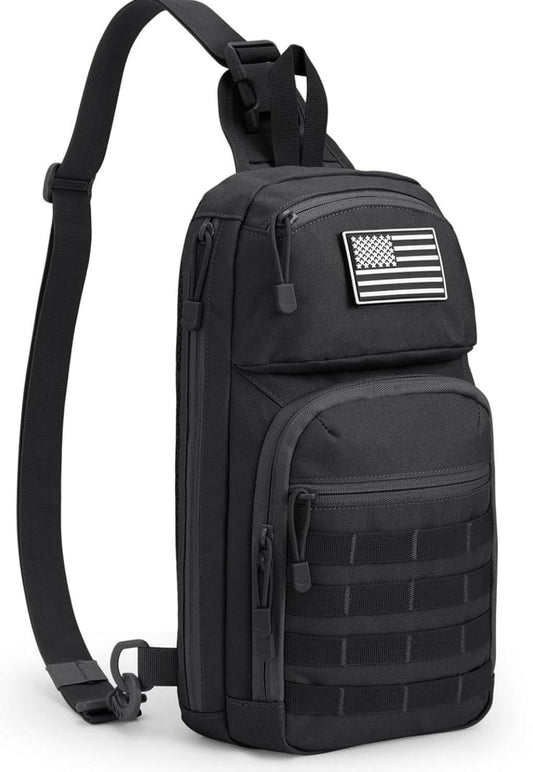 16 Men's 10L MOLLE Tactical Sling Backpack