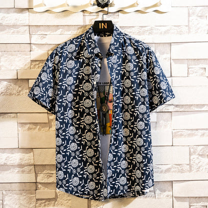 Cotton Men's Hawaiian Shirt