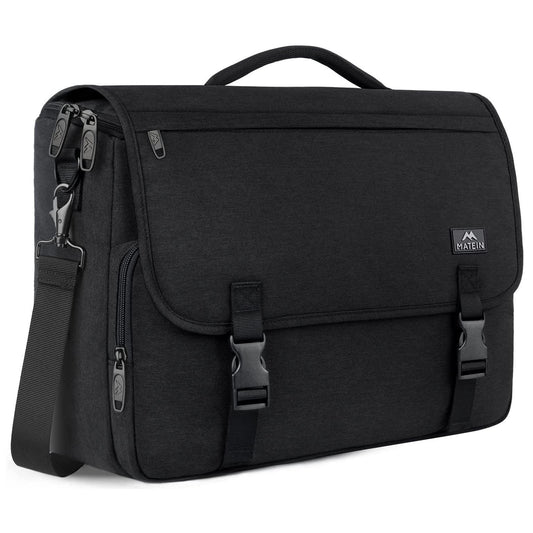 15.6 Men's Padded Laptop Compartment Messenger Bag