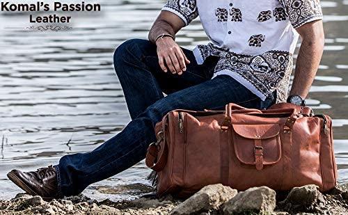 21 Full Grain Leather Duffel Bag