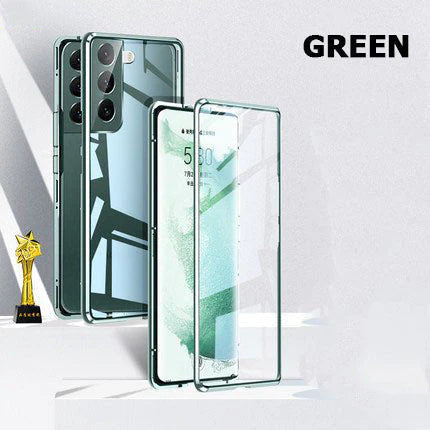 🔥Anti-peeping Magnetic Tempered Glass Double-sided Phone Case For Samsung S21-25 Series